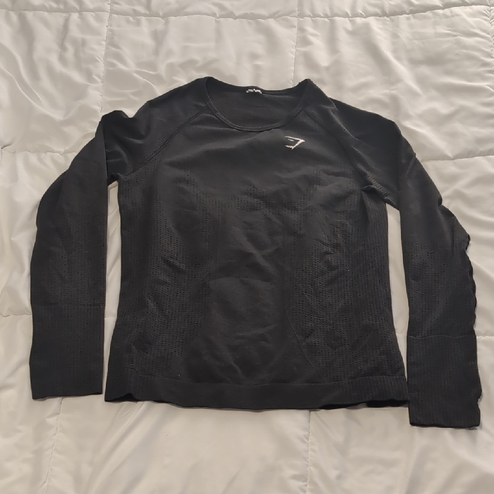 Gymshark Jet Black Performance Top